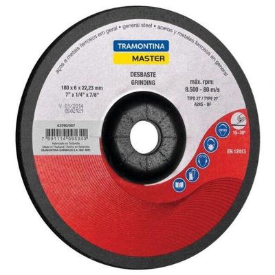 Disco De Desbaste Tramontina 7" Master Para Aços E Metais