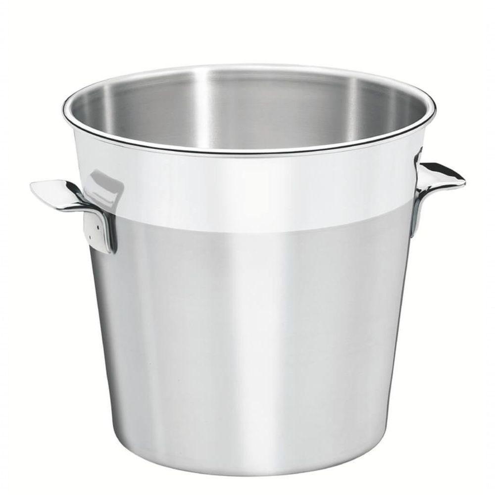 Balde De Gelo Tramontina Cosmos 14cm Em Aço Inox Fosco Com Borda Em Brilho - 1
