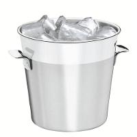 Balde De Gelo Tramontina Cosmos 14cm Em Aço Inox Fosco Com Borda Em Brilho - 3