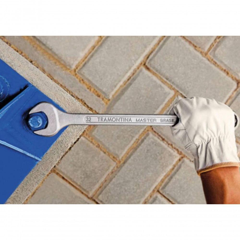 Chave Combinada Tramontina Master 13mm Com Pescoço Com Corpo Forjado Em Aço Especial Cromado - 2