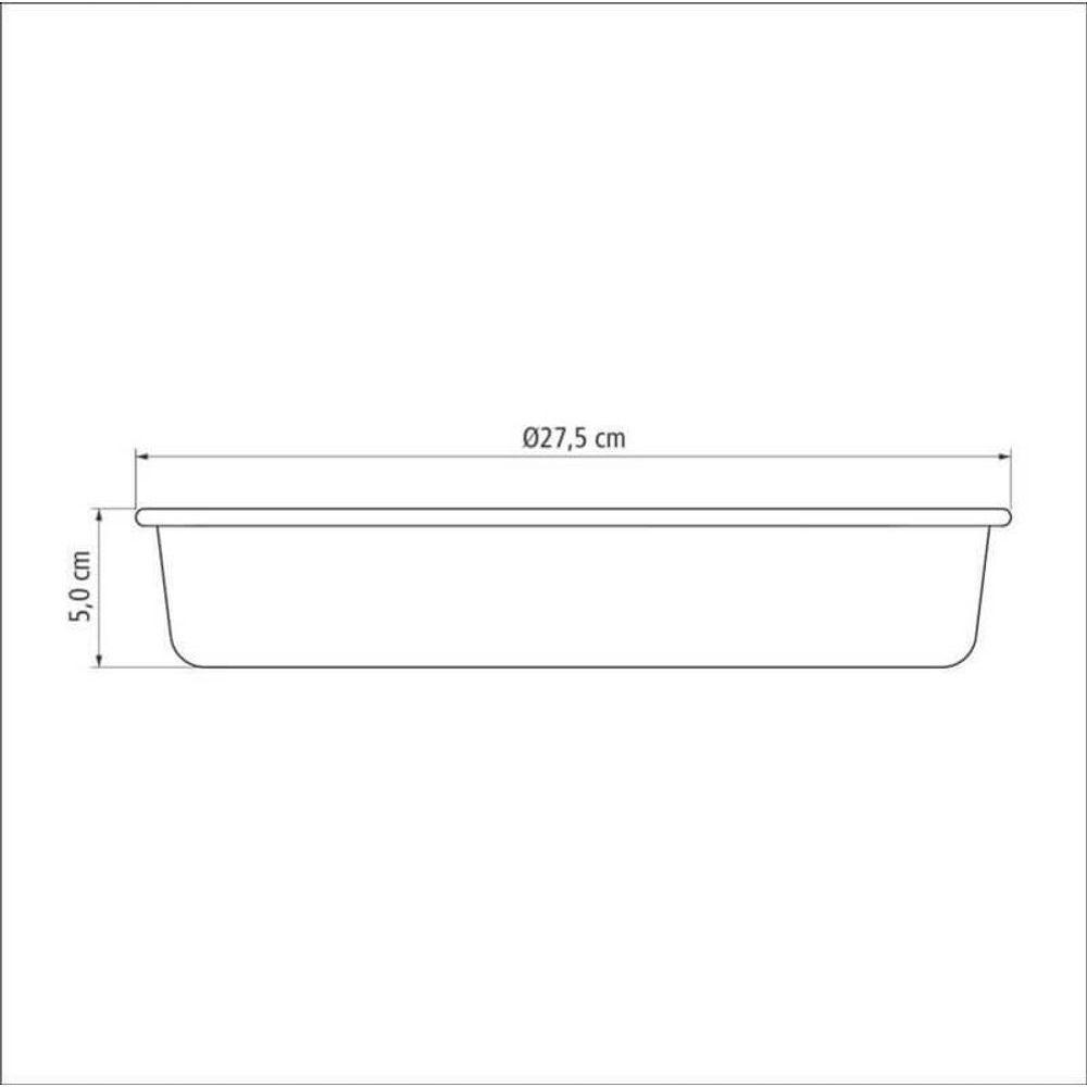 Assadeira Redonda Tramontina Starflon Max 26cm 2,4l Grafite - 2