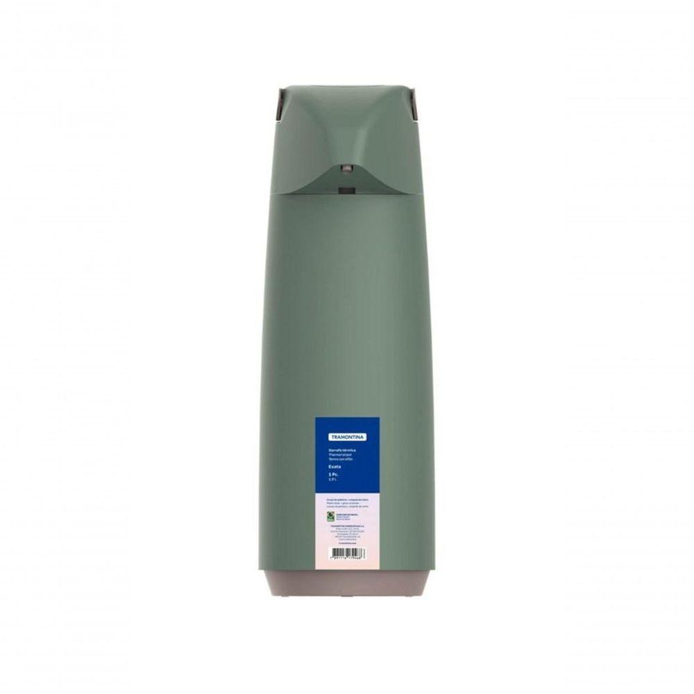Garrafa Térmica Tramontina Exata Verde Com Ampola De Vidro 1,8 Litros - 3