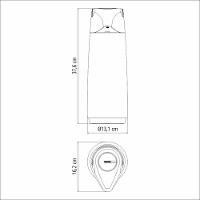Garrafa Térmica Tramontina Exata Verde Com Ampola De Vidro 1,8 Litros - 5