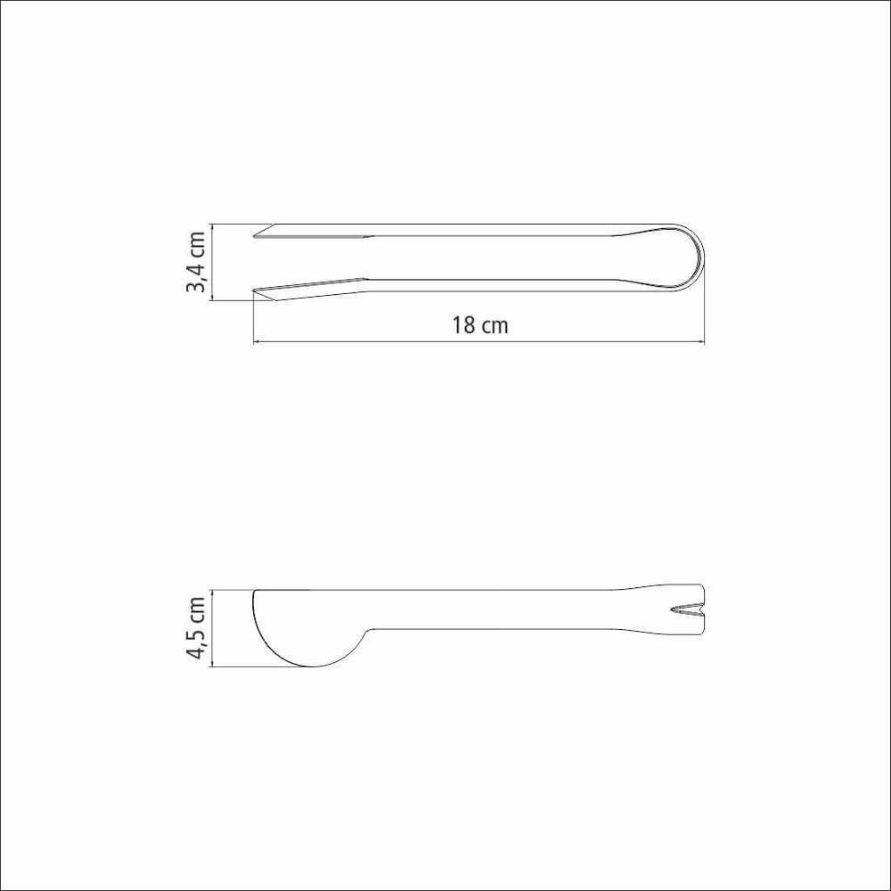 Pegador De Gelo Tramontina Utility Em Aço Inox - 4