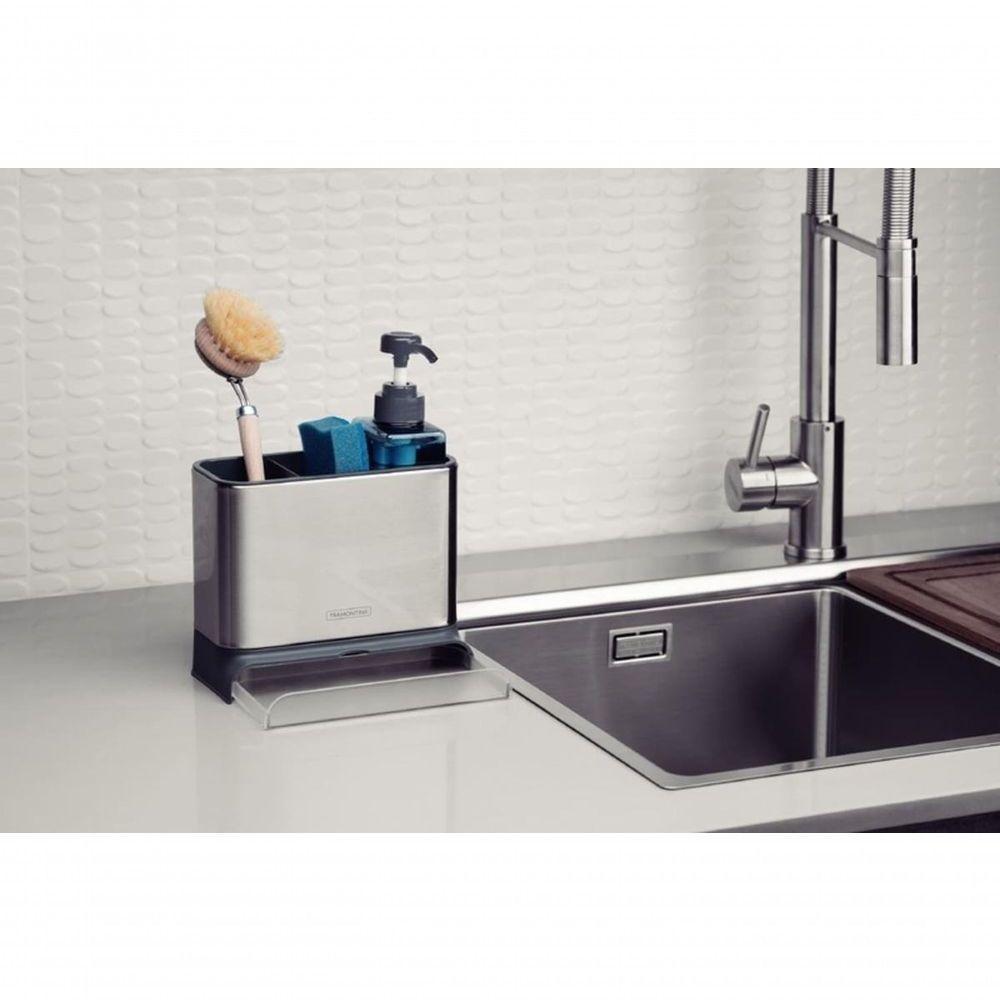 Organizador De Pia Tramontina Plurale Em Plástico E Aço Inox - 2