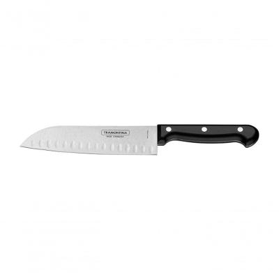 Faca Santoku Tramontina Ultracorte 7 Inox Preta