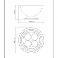 Champanheira Tramontina Service 36cm Em Inox Com Suporte Para 4 Garrafas - 5