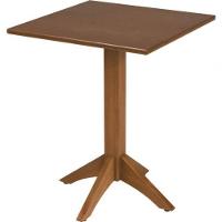 Mesa De Madeira Tramontina London Coluna Central Quadrada Em Tauarí 4 Lugares 60cm - 3