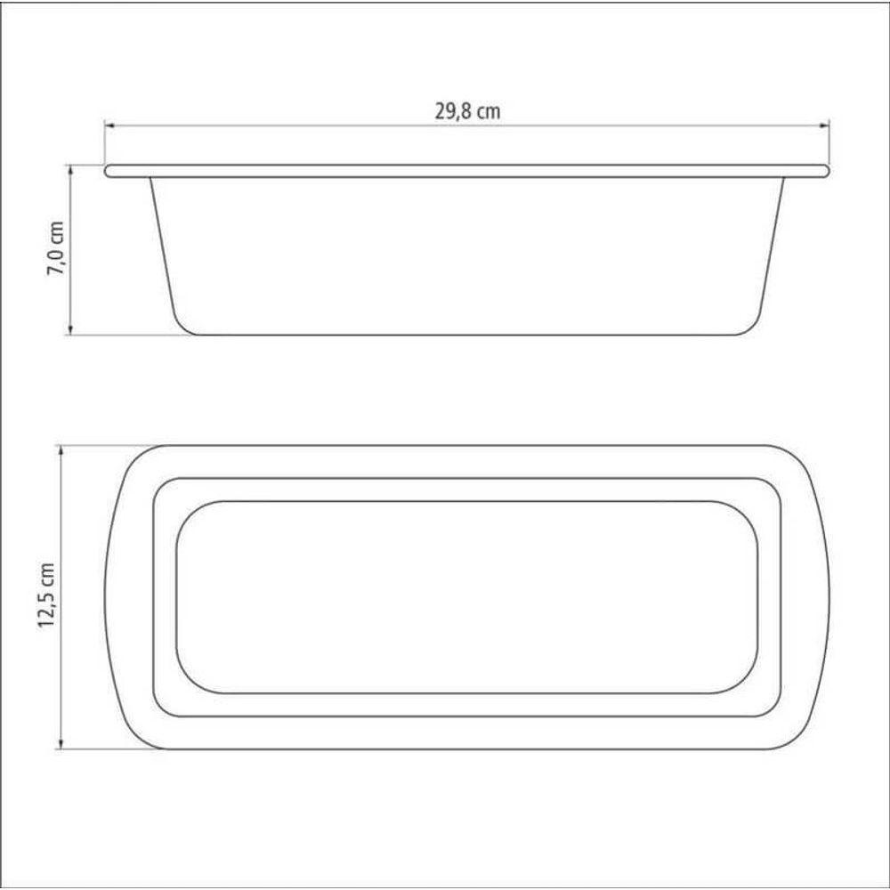 Forma Pão E Bolo Tramontina Alumínio 26cm 1,4l Grafite - 4