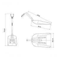 Pá Carvoeira Tramontina Em Alumínio Com Cabo De Madeira 71cm - 3
