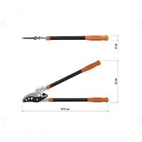 Tesourão De Poda Tramontina Tipo Bypass Em Aço Com Cabos Extensíveis De 46,5 Até 78,5 Cm - 6