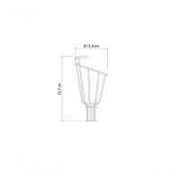 Colhedor De Frutas Tramontina Pequeno Em Aço Sem Cabo - 3