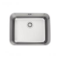 Cuba De Embutir Tramontina Dora 50 Bl R6 Em Inox Acabamento Escovado Com Válvula E Escape 50x40cm - 1