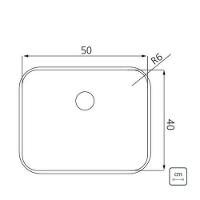 Cuba De Embutir Tramontina Dora 50 Bl R6 Em Inox Acabamento Escovado Com Válvula E Escape 50x40cm - 4