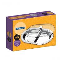 Travessa Com Divisórias Tramontina Ciclo 45cm Com Tampa De Vidro - 3