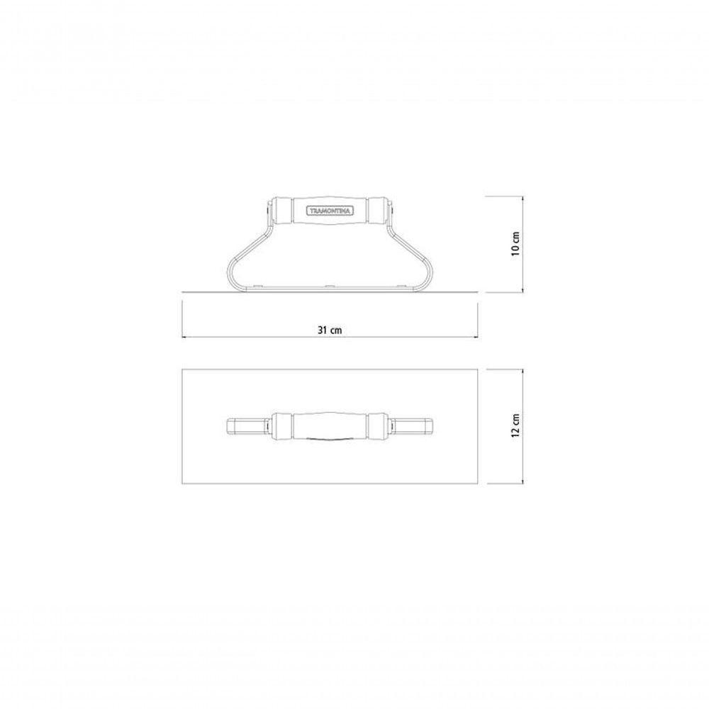 Desempenadeira Para Gesso De Base Lisa Tramontina Sem Dentes Com Cabo De Madeira - 2