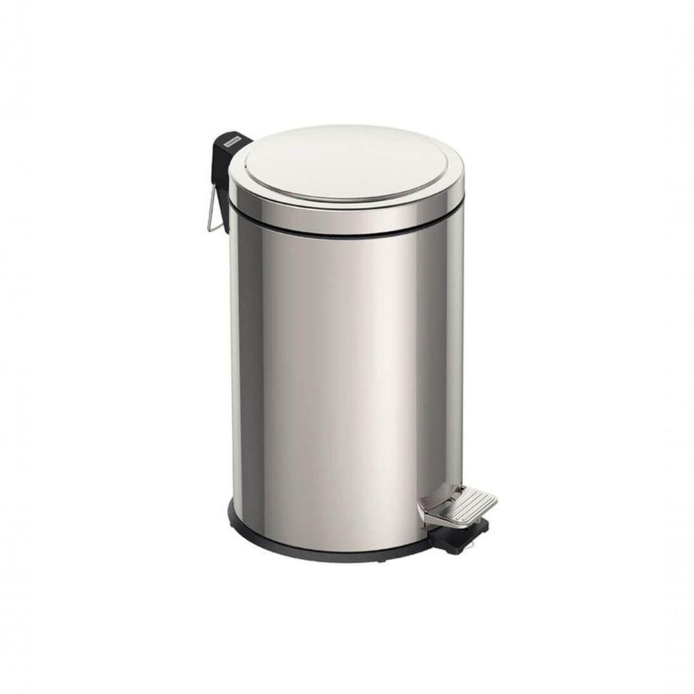 Lixeira Com Pedal Tramontina Brasil Em Inox Com Acabamento Polido 12 L - 1