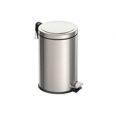 Lixeira Com Pedal Tramontina Brasil Em Inox Com Acabamento Polido 12 L