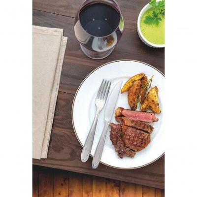 Kit Faca De Churrasco E Garfo De Mesa Laguna 2 Peças