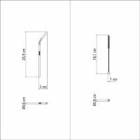 Jogo De Canudos Infantil Tramontina Azul Aço Inox Com Escova 2 Peças - 3