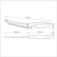 Faca Para Queijo Tramontina 6 Plenus Off White - 2