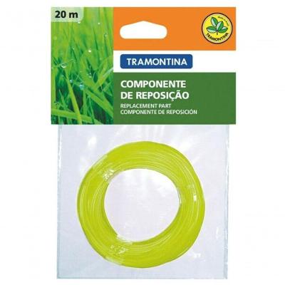 Fio De Nylon Para Aparador De Grama Tramontina 1,8mm Com 20m De Comprimento
