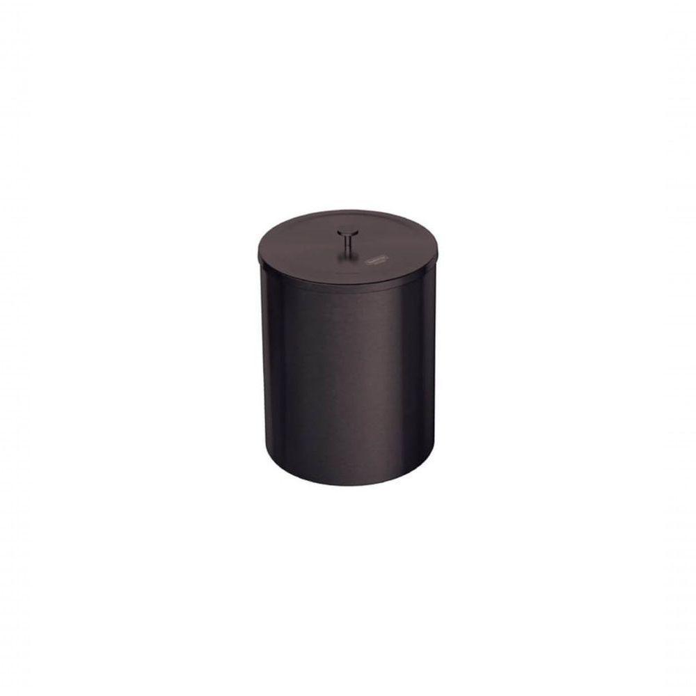 Lixeira Tramontina útil Aço Inox Acabamento Escovado Com Revestimento Black Matte 5 Litros - 1