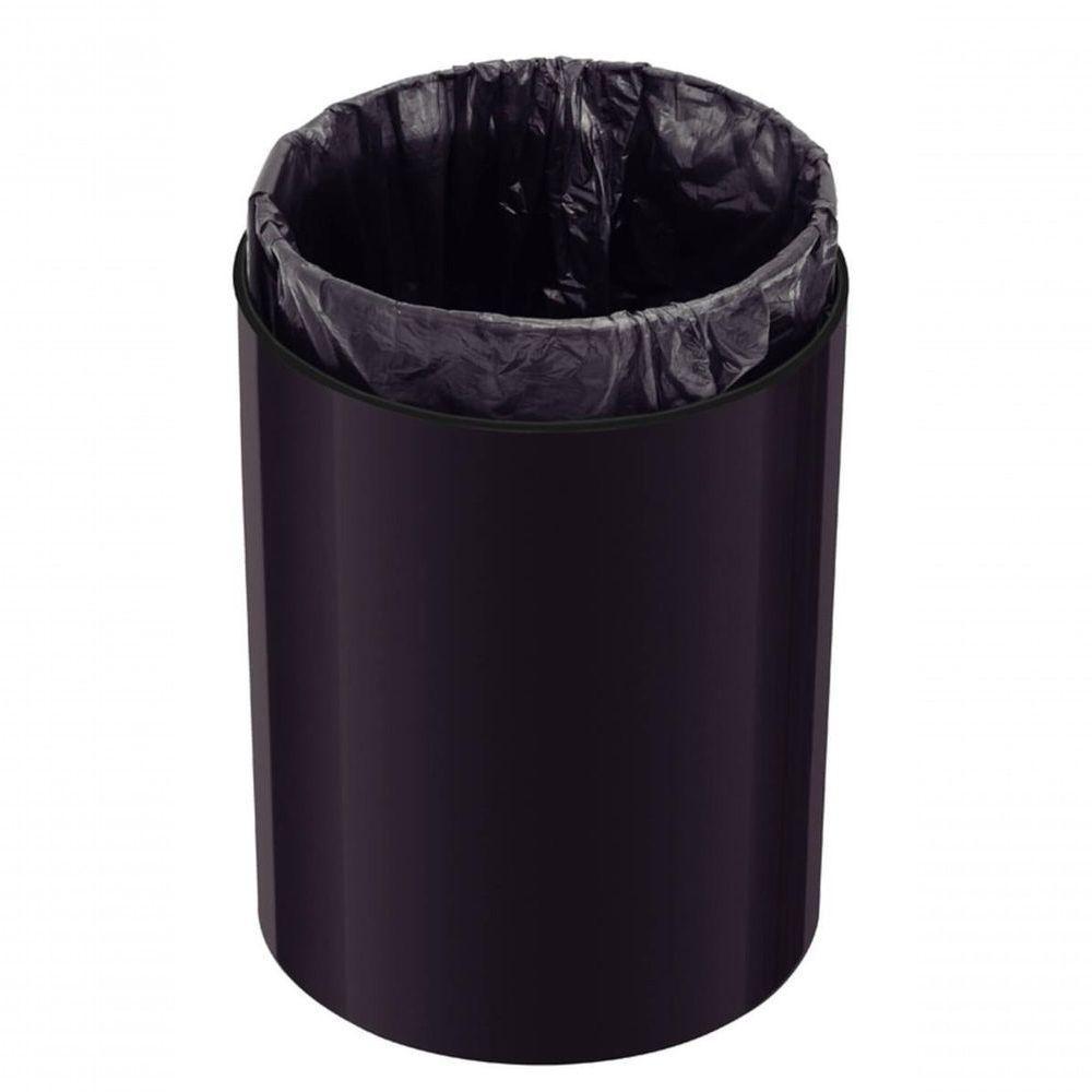 Lixeira Tramontina útil Aço Inox Acabamento Escovado Com Revestimento Black Matte 5 Litros - 3