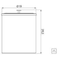 Lixeira Tramontina útil Aço Inox Acabamento Escovado Com Revestimento Black Matte 5 Litros - 4
