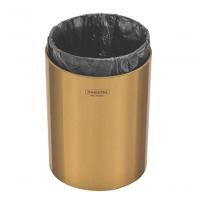 Lixeira Tramontina útil Aço Inox Acabamento Escovado Com Revestimento Gold 5litrositros - 3