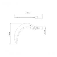 Foice Aberta Tramontina Em Aço Sem Cabo - 2