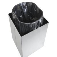 Lixeira Tramontina Luz Slim Em Inox Com Suporte Para Papel Higiênico 5,5 L - 3