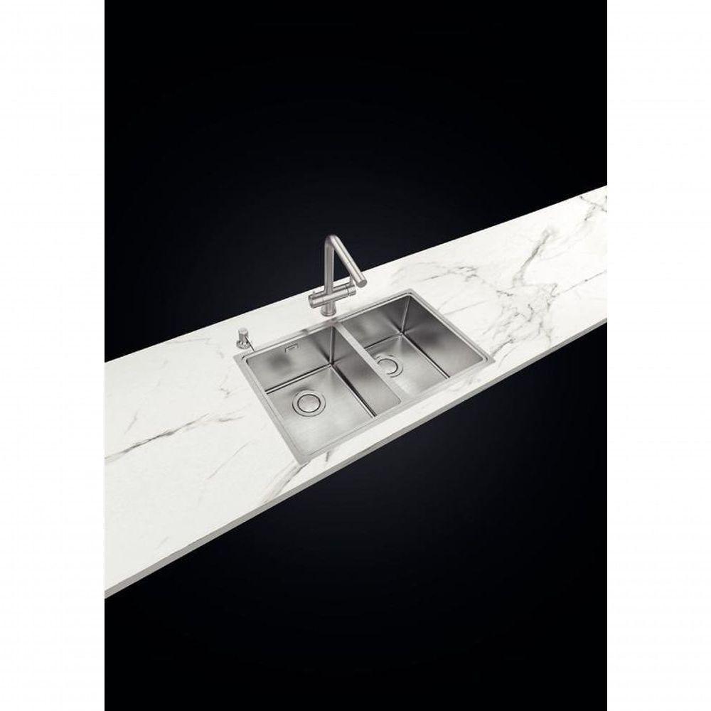 Cuba Dupla Tramontina Quadrum 2c 34 Em Inox Acabamento Acetinado Design Collection - 4