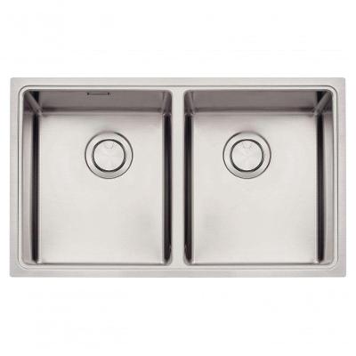 Cuba Dupla Tramontina Quadrum 2c 34 Em Inox Acabamento Acetinado Design Collection