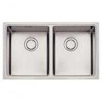 Cuba Dupla Tramontina Quadrum 2c 34 Em Inox Acabamento Acetinado Design Collection - 1