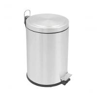 Lixeira Com Pedal Tramontina Brasil Plus Em Inox Com Acabamento Acetinado 5 Litros - 1