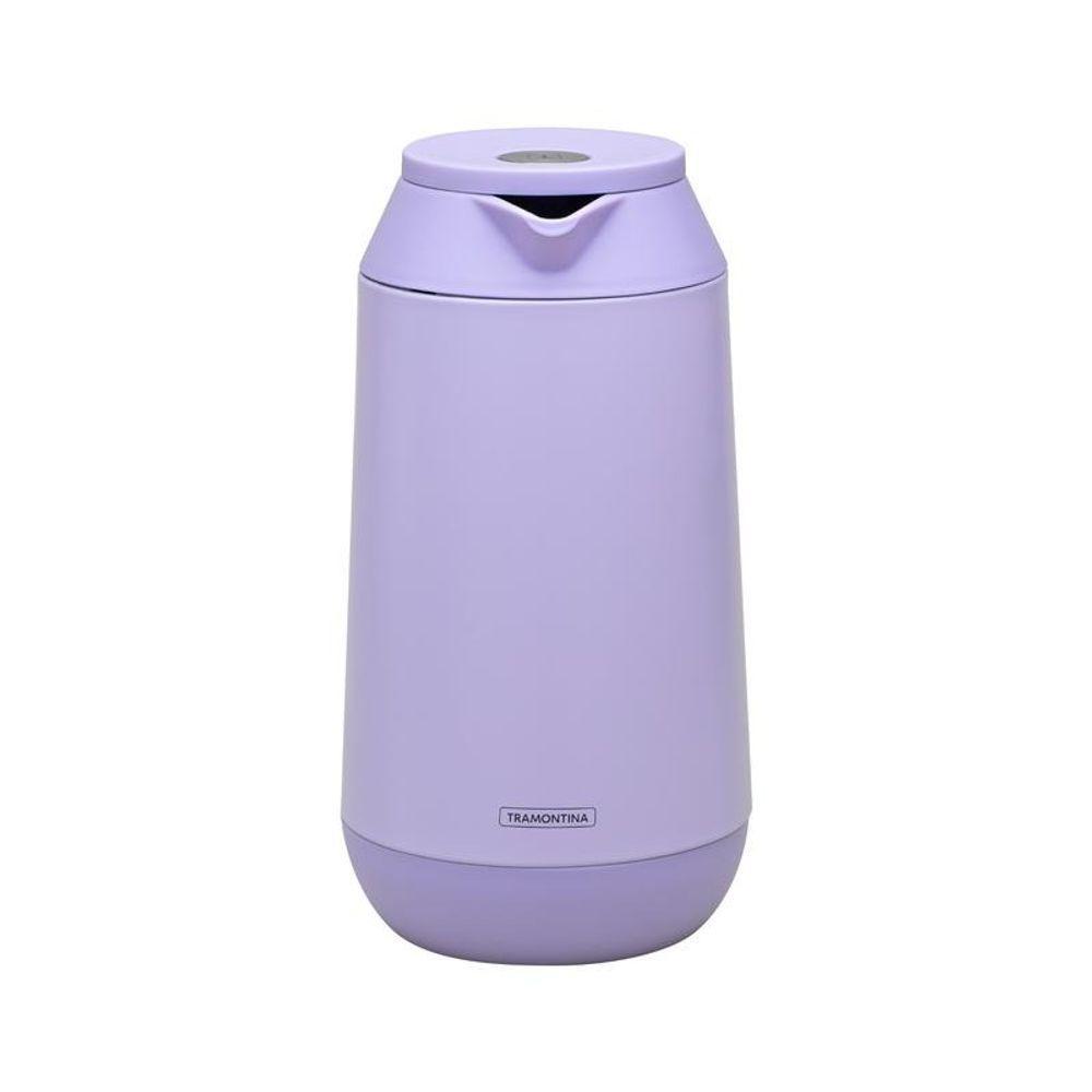 Bule Térmico Tramontina Exata Lilás 1 Litro Em Aço Revestido - 3
