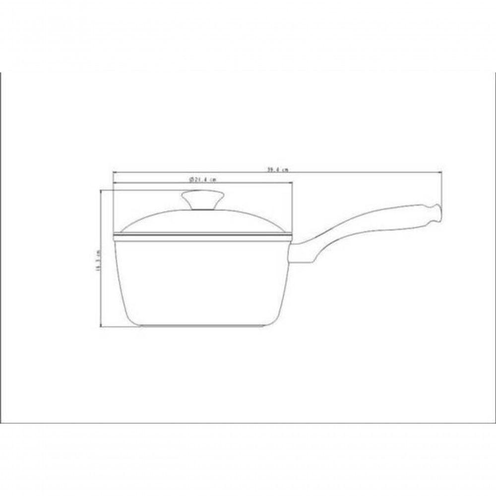 Panela Tramontina Lyon Em Alumínio Com Revestimento Starflon Dourado 20cm - 5