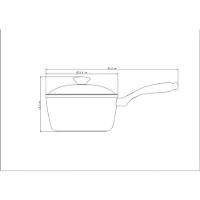 Panela Tramontina Lyon Em Alumínio Com Revestimento Starflon Dourado 20cm - 5