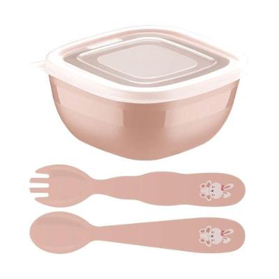 Jogo Infantil Tramontina Le Petit 3 Peças Rosa