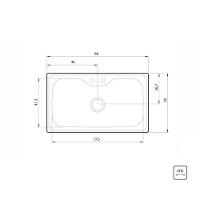 Cuba De Sobrepor Tramontina Morgana Maxi 78 Fx Inox Acabamento Escovado 86x50cm Completa Com Acessórios - 4
