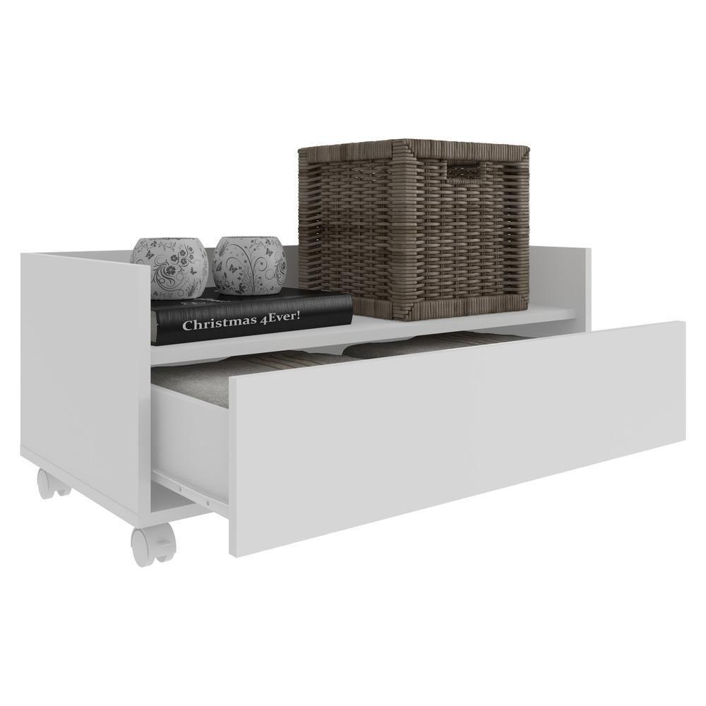 Gabinete De Banheiro Com Rodízios 80 Cm Fgl2608 Branco - 2