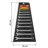 Jogo De Chaves Combinadas Tramontina Master Com Corpo Forjado Em Aço Vanádio Cromado 10 Peças - 2