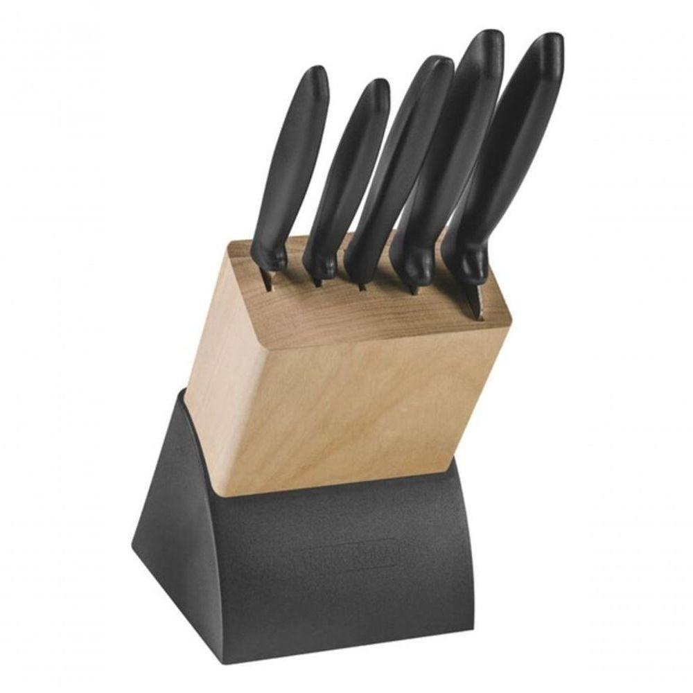 Jogo De Facas Tramontina Plenus Com Suporte 6 Peças - 1