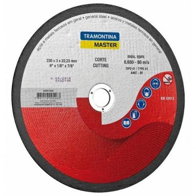Disco De Corte Tramontina 9" Master Para Aços E Metais