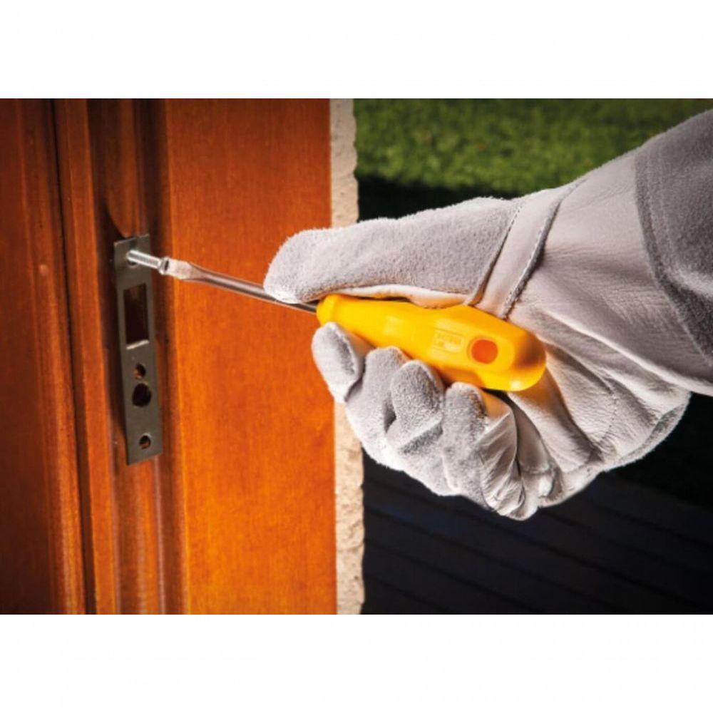 Chave De Fenda Tramontina Master Yellow Com Ponta Chata 1-4x6" - 2