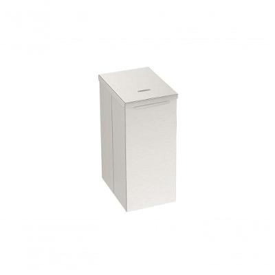 Lixeira Tramontina Luz Slim Swivel Em Aço Inox Com Acabamento Acetinado 5,5 Litros