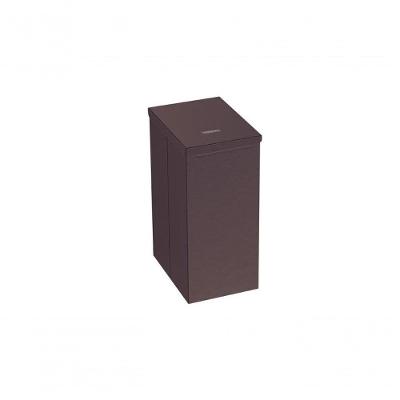Lixeira Tramontina Luz Slim Swivel Em Aço Inox Com Acabamento Acetinado Black Matte 5,5 Litros