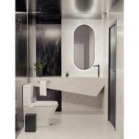 Lixeira Tramontina Luz Slim Swivel Em Aço Inox Com Acabamento Acetinado Black Matte 5,5 Litros - 2