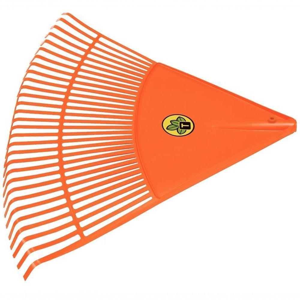 Vassoura Plástica Tramontina Laranja Com 30 Dentes Sem Cabo - 1